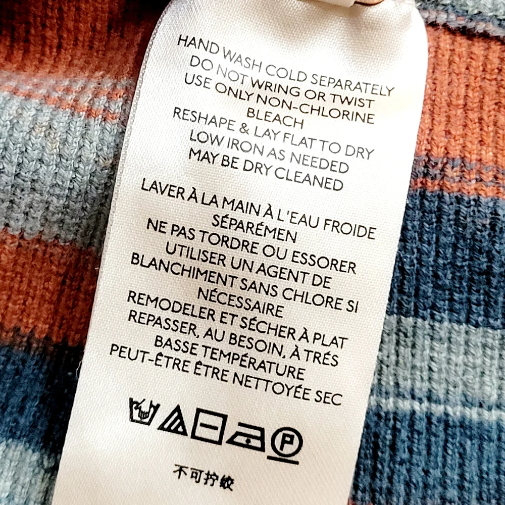 FREE PEOPLE Esme Striped High Rise Flare Pants In Ocean Combo Bell Bottoms M - Picture 11 of 14